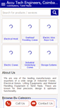 Mobile Screenshot of accutechcrane.com